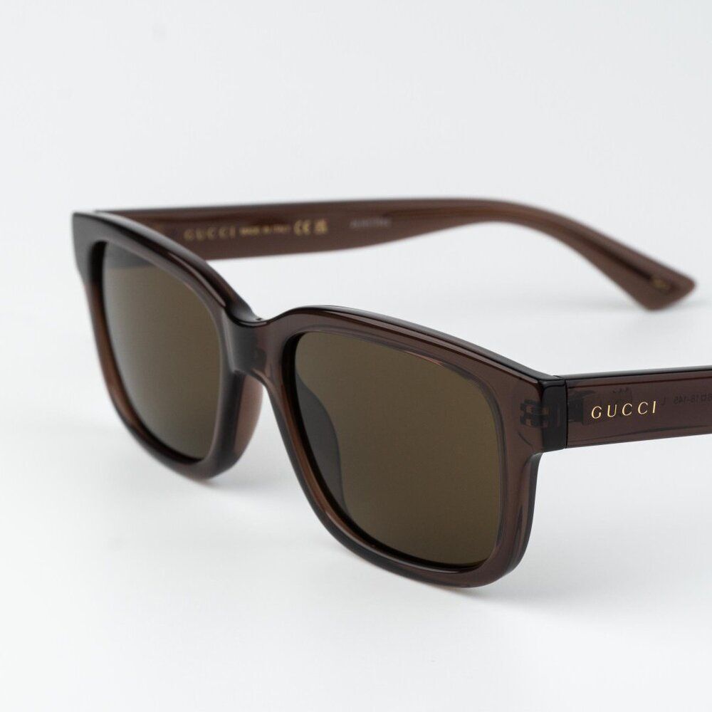 Gucci Women Sunglasses Brown Square GG1583S 004 NEW AUTHENTIC - Picture 4 of 10